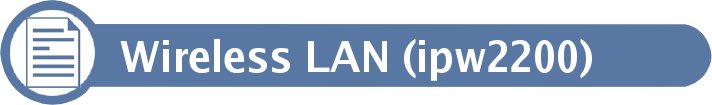 Wireless LAN (ipw2200)